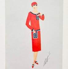 Erte “Lady In Red Suite”