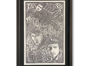 Bob Dylan Lithograph